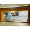 Commercial Shop Automatic Polycarbonat Rolling Shuttertür